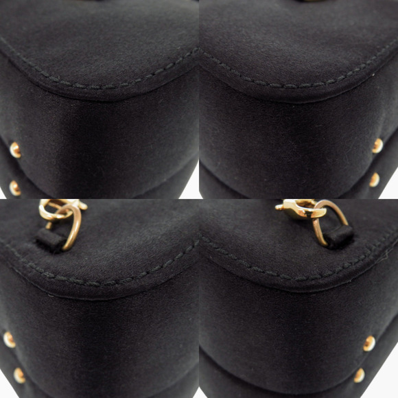GUCCI Black Horsebit Backpack